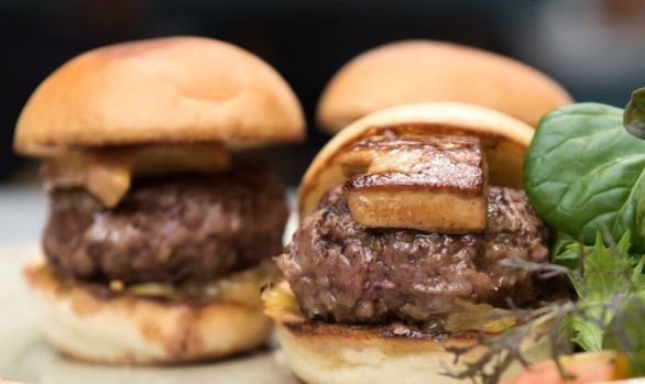 Hamburguesas Rossini de wagyú y foie gras